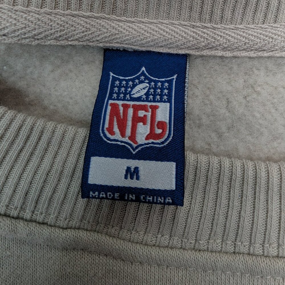 RARE Vintage Cincinnati Bengals Crewneck Sweatshirt Beige Size M - Picture 6 of 15